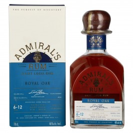 Admiral's ROYAL OAK Extra Old Saint Lucia Rum 40% Vol. 0,7l dovanų dėžutėje