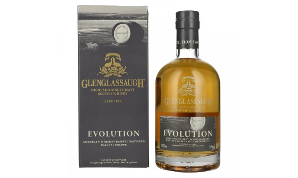 Glenglassaugh EVOLUTION Highland Single Malt Scotch Whisky 50% Vol. 0,7l dovanų dėžutėje