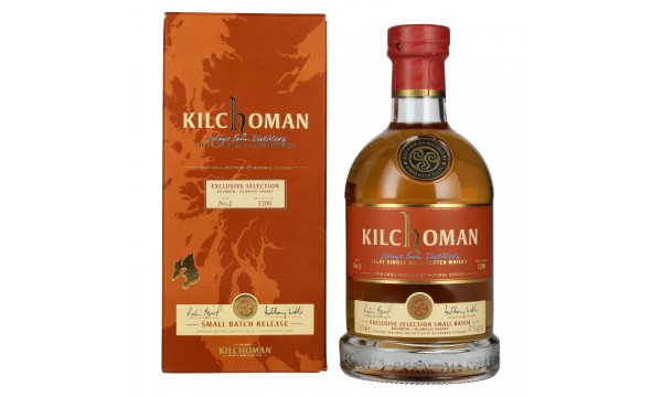 Kilchoman Islay Single Malt Whisky Bourbon/Oloroso Sherry SMALL BATCH 2 47,1% Vol. 0,7l dovanų dėžutėje Kilchoman Islay Single Malt Whisky Bourbon/Oloroso Sherry SMALL BATCH 2 47,1% Vol. 0,7l dovanų dėžutėje
