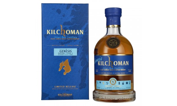 Kilchoman GENESIS PEATING Stage 3 49,4% Vol. 0,7l dovanų dėžutėje Kilchoman GENESIS PEATING Stage 3 49,4% Vol. 0,7l dovanų dėžutėje