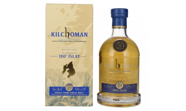 Kilchoman 100% Islay The 13th Edition 2023 50% Vol. 0,7l dovanų dėžutėje