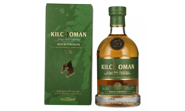 Kilchoman BATCH STRENGTH Islay Single Malt Scotch Whisky 57% Vol. 0,7l dovanų dėžutėje