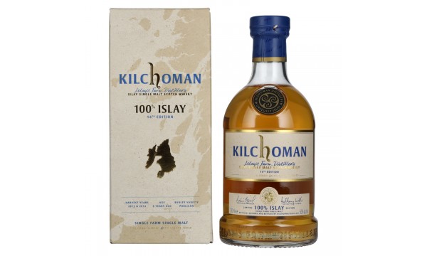 Kilchoman 100% Islay The 14th Edition Single Malt Scotch Whisky 2024 50% Vol. 0,7l dovanų dėžutėje