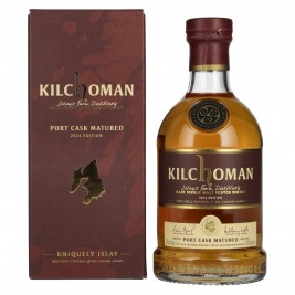 Kilchoman PORT CASK MATURED Limited Edition Single Malt Scotch Whisky 2024 50% Vol. 0,7l Dovanų dėžutėje