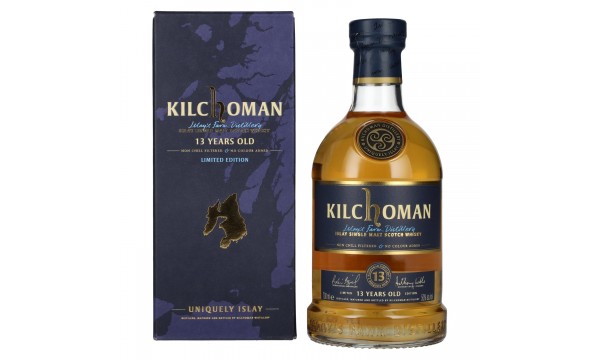 Kilchoman 13 Years Old Islay Single Malt Scotch Whisky Limited Edition 50% Vol. 0,7l dovanų dėžutėje