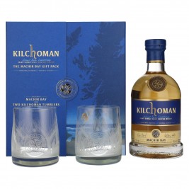 Kilchoman THE MACHIR BAY 46% Vol. 0,7l dovanų dėžutėje su 2 taurelėmis