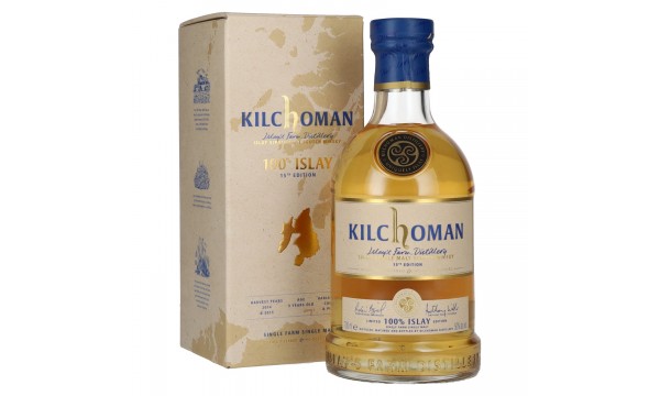Kilchoman 100% Islay 15th Edition Single Malt Scotch Whisky 50% Vol. 0,7l dovanų dėžutėje