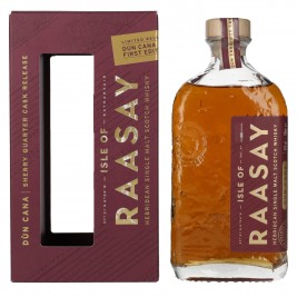 Isle of RAASAY Dùn Cana First Edition Sherry Quarter Cask Hebridean Single Malt Limited Release 52% 0,7l dovanų dėžutėje