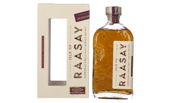 Isle of RAASAY Quercus Humboldtii Oak Single Malt Special Release 50,7% Vol. 0,7l dovanų dėžutėje Isle of RAASAY Quercus Humboldtii Oak Single Malt Special Release 50,7% Vol. 0,7l dovanų dėžutėje