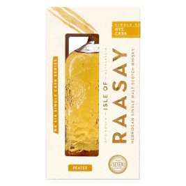 Isle of RAASAY 7 Years Old Peated Rye Whisky Single Cask #18/839 57,3% Vol. 0,7l dovanų dėžutėje