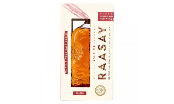 Isle of RAASAY 7 Years Old Peated Bordeaux Red Wine Single Malt Single Cask #18/792 59,3% Vol. 0,7l dovanų dėžutėje Isle of RAASAY 7 Years Old Peated Bordeaux Red Wine Single Malt Single Cask #18/792 59,3% Vol. 0,7l dovanų dėžutėje