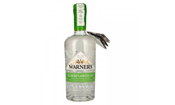 Warner's Elderflower Gin 40% Vol. 0,7l Warner's Elderflower Gin 40% Vol. 0,7l