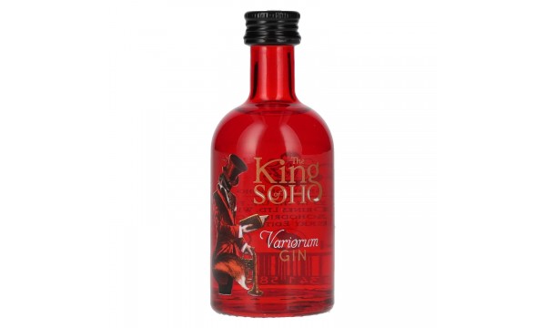 The King of Soho Variorum Gin Strawberry Edition 37,5% Vol. 0,05l
