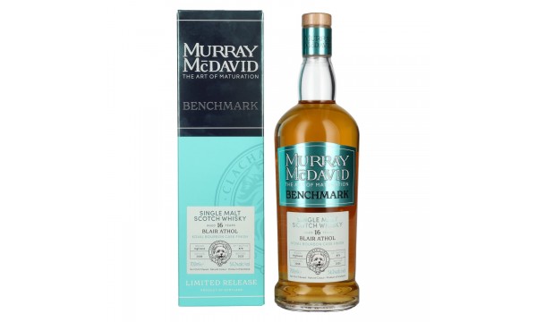 Murray McDavid BENCHMARK 16 Years Old BLAIR ATHOL Koval Bourbon Cask Finish 2008 54,2% Vol. 0,7l dovanų dėžutėje