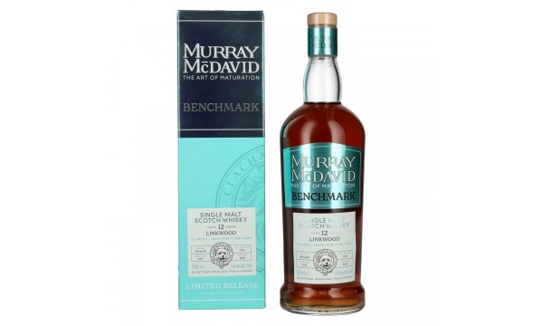 Murray McDavid BENCHMARK 12 Years Old LINKWOOD Oloroso & Tawny Port Cask Finish 2012 54,4% Vol. 0,7l dovanų dėžutėje