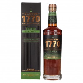 glassgow 1770 PEATED Single Malt Rich & Smoky 46% Vol. 0,7l dovanų dėžutėje
