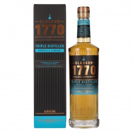 glassgow 1770 TRIPLE DISTILLED Smooth & Vibrant 46% Vol. 0,7l dovanų dėžutėje