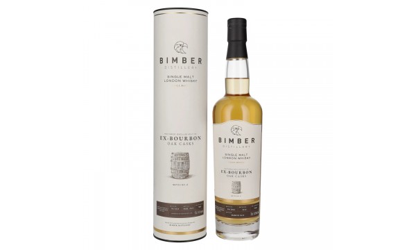 Bimber EX-BOURBON Oak Casks Single Malt London Whisky Batch No. 4 51,2% Vol. 0,7l dovanų dėžutėje