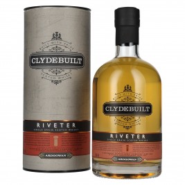 Ardgowan Clydebuilt RIVETER Single Grain Scotch Whisky 50% Vol. 0,7l dovanų dėžutėje