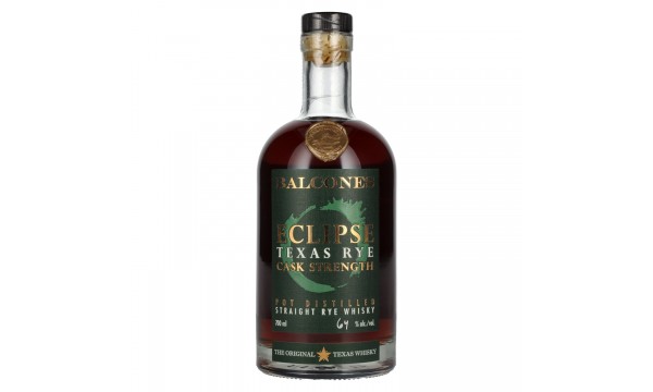 Balcones ECLIPSE TEXAS RYE Cask Strength Rye Whisky 64% Vol. 0,7l