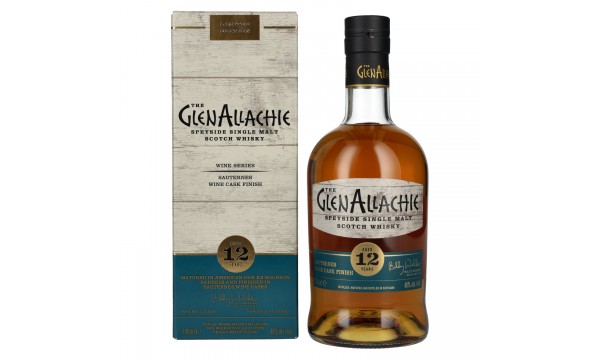 The GlenAllachie 12 Years Old SAUTERNES WINE CASK FINISH Limited Edition 48% Vol. 0,7l in Giftbox