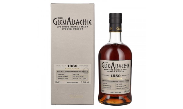 The GlenAllachie SINGLE CASK 32 Years Old PX PUNCHEON 51,6% Vol. 0,7l dovanų dėžutėje