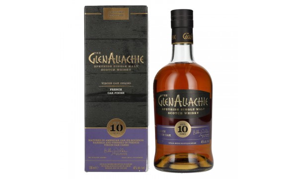 The GlenAllachie 10 Years Old FRENCH VIRGIN OAK FINISH 48% Vol. 0,7l dovanų dėžutėje