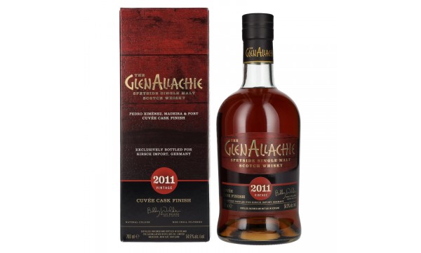 The GlenAllachie CUVÉE CASK FINISH Vintage 2011 54,9% Vol. 0,7l dovanų dėžutėje