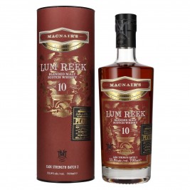 MacNair's Lum Reek 10 Years Old CASK STRENGTH Batch 2 55,8% Vol. 0,7l dovanų dėžutėje