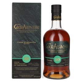 The GlenAllachie 10 Years Old CASK STRENGTH Batch 9 58,1% Vol. 0,7l dovanų dėžutėje