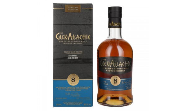 The GlenAllachie 8 Years Old SCOTTISH VIRGIN OAK FINISH 48% Vol. 0,7l dovanų dėžutėje The GlenAllachie 8 Years Old SCOTTISH VIRGIN OAK FINISH 48% Vol. 0,7l dovanų dėžutėje