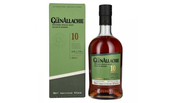 The GlenAllachie 10 Years Old CASK STRENGTH Batch 12 59,7% Vol. 0,7l dovanų dėžutėje