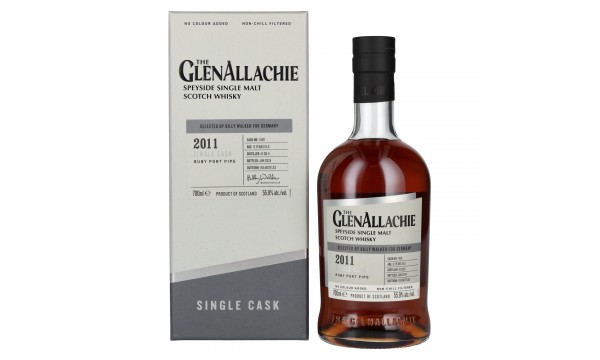 The GlenAllachie 12 Years Old RUBY PORT PIPE 2011 55,9% Vol. 0,7l dovanų dėžutėje
