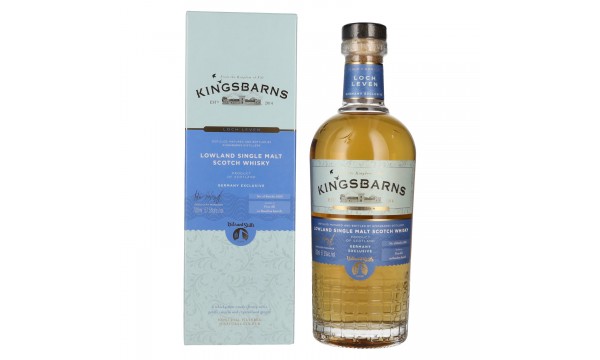 Kingsbarns LOCH LEVEN Lowland Single Malt Scotch Whisky 57,5% Vol. 0,7l dovanų dėžutėje