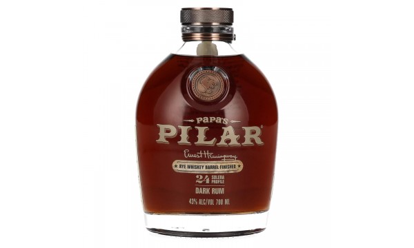 Papa's Pilar 24 Solera Profile Dark Rum RYE WHISKEY BARREL Limited Release 43% Vol. 0,7l