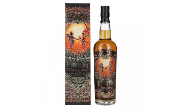 Compass Box FLAMING HEART Blended Malt Limited Edition 2022 48,9% Vol. 0,7l dovanų dėžutėje