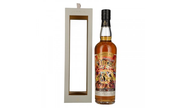 Compass Box TRAVELLING CIRCUS Blended Malt Limited Edition 49% Vol. 0,7l dovanų dėžutėje