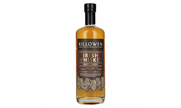 KILLOWEN Rum & Raisin PX Sherry & Dark Rum Signature Cask Finish Irish Whiskey 55% Vol. 0,7l
