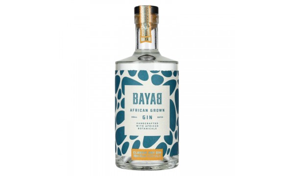 BAYAB African Grown Classic Small Batch Dry Gin 43% Vol. 0,7l BAYAB African Grown Classic Small Batch Dry Gin 43% Vol. 0,7l
