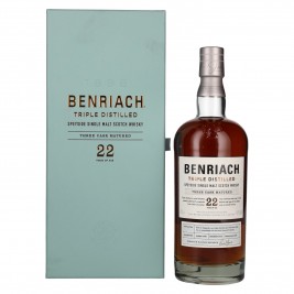 Benriach 22 Years Old Triple Distilled Three Cask Matured Single Malt 46,8% Vol. 0,7l dovanos dėžutėje