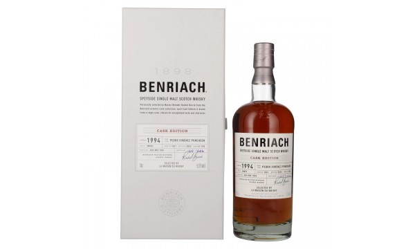 Benriach 27 Years Old CASK EDITION Pedro Ximénez Vintage 1994 53,7% Vol. 0,7l dovanų dėžutėje