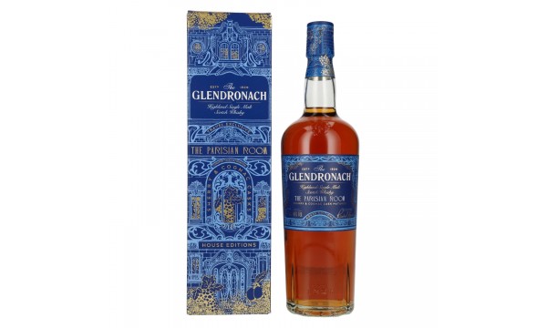 The GlenDronach House Editions THE PARISIAN ROOM Highland Single Malt 49% Vol. 0,7l dovanų dėžutėje The GlenDronach House Editions THE PARISIAN ROOM Highland Single Malt 49% Vol. 0,7l dovanų dėžutėje