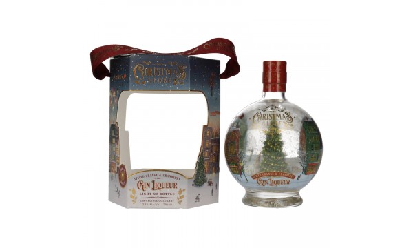 Christmas Globe Spiced Orange & Cranberry Gin Liqueur Light-Up 20% Vol. 0,7l dovanų dėžutėje Christmas Globe Spiced Orange & Cranberry Gin Liqueur Light-Up 20% Vol. 0,7l dovanų dėžutėje
