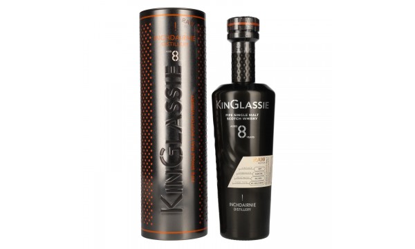 Inchdairnie Kinglasssie 8 Years Old Raw Fife Single Malt Scotch Whisky 46,3% Vol. 0,7l dėžutėje