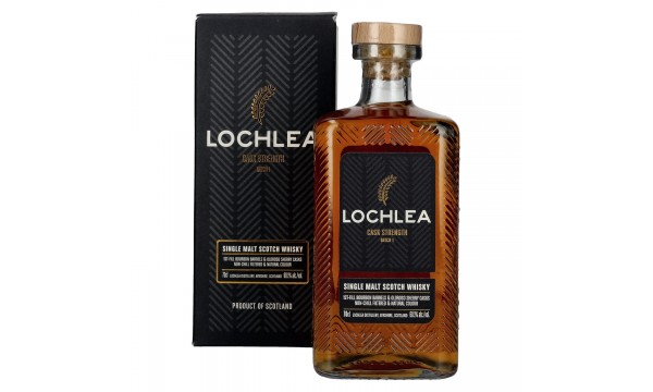 Lochlea CASK STRENGTH Single Malt Whisky Batch 1 60,1% Vol. 0,7l dovanų dėžutėje