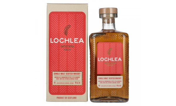 Lochlea HARVEST EDITION Second Crop Single Malt Scotch Whisky 46% Vol. 0,7l dovanų dėžutėje