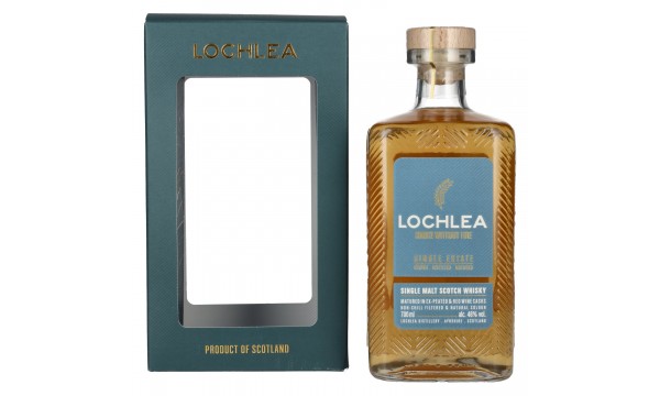 Lochlea SMOKE WITHOUT FIRE Single Estate Single Malt Scotch Whisky 46% Vol. 0,7l dovanų dėžutėje