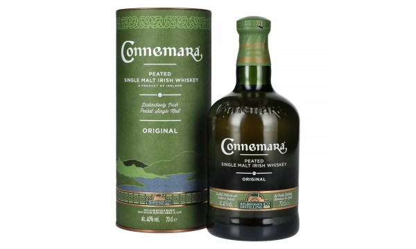 Connemara ORIGINAL Peated Single Malt Irish Whiskey 40% Vol. 0,7l dovanų dėžutėje Connemara ORIGINAL Peated Single Malt Irish Whiskey 40% Vol. 0,7l dovanų dėžutėje