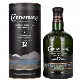 Connemara 12 Years Old Peated Single Malt Irish Whiskey 40% Vol. 0,7l dovanų dėžutėje