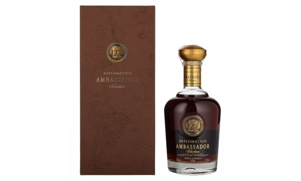 Diplomático AMBASSADOR Selection Cask Strength 47% Vol. 0,7l odinėje dovanų dėžutėje 